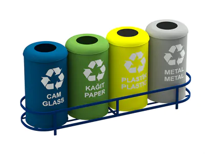 Birsan DÖRTLÜ SIFIR ATIK KUMBARASI Birsan DÖRTLÜ SIFIR ATIK KUMBARASI