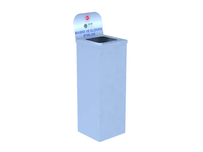 Birsan PASLANMAZ MASKE VE ELDİVEN ATIK KUTUSU